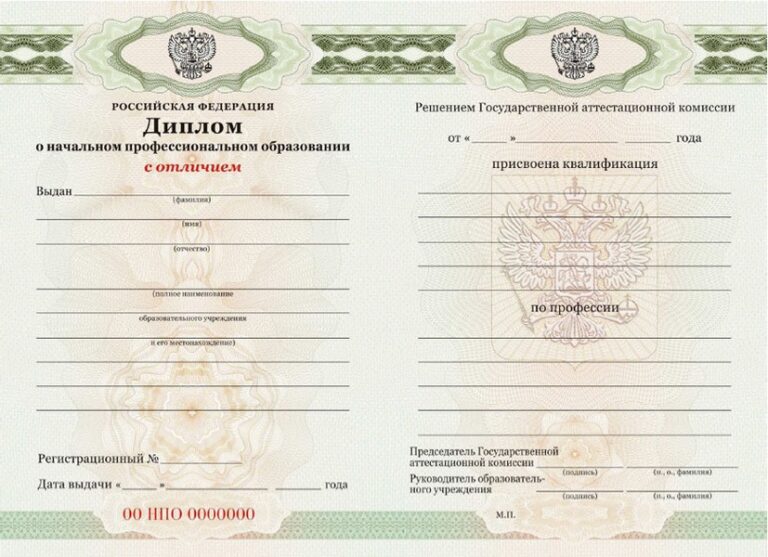 Диплом училища 2011-2013 года